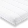 Mister Sandman Kaltschaum Topper Matratzenauflage 80×190 cm – Polyester Bezug, 5 cm, mittelfest & waschbar, Weiß Bild 3
