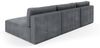 Wohnlandschaft Sofa mit Schlaffunktion NATALIA in Stoff Tilia Grau Bild 4