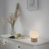JUST LIGHT 15175-39 NAMI Tischleuchte sand geriffeltes Opalglas Bild 5