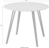 Stolkom Esstisch CEFALU - Esszimmer in Steinoptik-Schwarz Bild 4