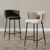 Bronx71 Barhocker River Chenille beige Bild 2