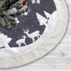 ABC Weihnachtsdekoration, für Weihnachten, weiß, Vliesstoff / Textil, 16 x 24 x 20 cm Bild 4