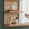 Badspiegelschrank Wilbur Goldkraft Eiche 78 x 50 cm mit Regalen Vicco Bild 4