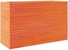 vidaXL Pflanzkübel Wachsbraun 110x40x68,5 cm Massivholz Kiefer 3282496 Bild 2