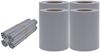 vidaXL Garten-Sichtschutz 4 Stk. PVC 35x0,19 m Matt-Hellgrau 147872 Bild 2