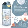 BEARFOOT Trinkflasche Trinkflasche Kinder leichte Wasserflasche - Astronaut Bär Bild 3