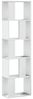 vidaXL Bücherregal 5 Böden Weiß 45x23,5x162,5 cm Holzwerkstoff 852780 Bild 2