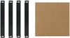 shelfplaza BLACK 45x45 cm Fachboden-Set in schwarz für BLACK Schwerlastregale mit 175 kg Traglast pro Boden Bild 1