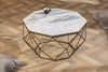 riess-ambiente Couchtisch DIAMOND 70cm weiß / messing, Wohnzimmer · Marmor · Metall · eckig · Handarbeit Bild 3