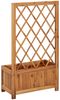 vidaXL Garten-Hochbeet mit Spalier Massivholz Akazie 316541 Bild 5