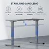FLEXISPOT Schreibtisch Elektrisch höhenverstellbares Tischgestell (Dual-Motor & 3-Fach-Teleskop & 3 Hub-Säulen & 3 Speicherhöhen), Zeit-Erinnerungsfunktion, Softstart/-Stop, Max. Load: 160kg Bild 2
