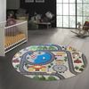TeppichHome24 Kinderteppich Spielteppich - Straßenteppich in Grau, rechteckig, Höhe: 10 mm Bild 2