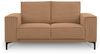 OTTO home 2-Sitzer Kompaktsofa Oland, Struktur, Flachgewebe, Luxus-Microfaser, Boucle, 164 cm, Wellenunterfederung, Skandi-Design, Metallfüße Bild 2