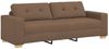 vidaXL 3-Sitzer-Sofa Braun 220 cm Stoff 4105092 Bild 2