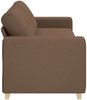 vidaXL 3-Sitzer-Sofa Braun 220 cm Stoff 4105092 Bild 5