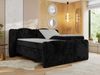 Elektrisch Boxspringbett Multipocket-Matratzen, elektrisch verstellbar, Polsterbett mit Bettkästen - FORTINA - 140 x 200 cm - Schwarz Plüsch - H3 Bild 4