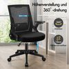 ALFORDSON Bürostuhl komfortable Lendenwirbelstütze, ergonomisch, (1 St), mit Rollen, klappbare Armlehnen Bild 3
