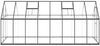 vidaXL Gewächshaus mit Fundamentrahmen Anthrazit 445x169x195 cm Alu 3266334 Bild 4