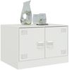 vidaXL Couchtisch Weiß 67x50x44 cm Stahl 841732 Bild 4