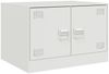 vidaXL Couchtisch Weiß 67x50x44 cm Stahl 841732 Bild 2