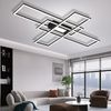 ZMH LED Deckenleuchte Wohnzimmer 50W 3 Rahmen Deckenlampe mit Fernbedienung Modern Flur, Augenschutz, Einfache Installtion, LED fest integriert, 3000-6500K, Schlafzimmerlampe Schlafzimmer Deckenbeleuchtung Bild 4