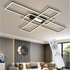 ZMH LED Deckenleuchte Wohnzimmer 50W 3 Rahmen Deckenlampe mit Fernbedienung Modern Flur, Augenschutz, Einfache Installtion, LED fest integriert, 3000-6500K, Schlafzimmerlampe Schlafzimmer Deckenbeleuchtung Bild 2