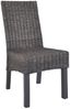 vidaXL Esszimmerstühle 2 Stk. Braun Kubu-Rattan und Mahagoniholz 246655 Bild 2