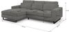 Ecksofa (B/H/T: 276x91x183 cm) in Grau Bild 3