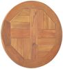 vidaXL Tischplatte Massivholz Teak Rund 2,5 cm 40 cm 316153 Bild 4