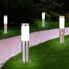 4er Set LED Stehleuchte, Edelstahl Säule, Bewegungsmelder Bild 3
