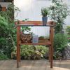 Pflanztisch, Holz, Metall-Arbeitsplatte, Haken, L 78 cm Bild 3