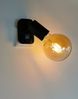 TRANGO LED Steckdosenleuchte, 11-059A LED Steckerleuchte inkl. 1x 4 Watt 2500K Gold warmweiß E27 LED Leuchtmittel in Schwarz matt *ANNA* Wandleuchte, Leselampe, Nachtlicht, Wandlampe, Küchenlampe, Steckerlampe Bild 3