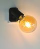 TRANGO LED Steckdosenleuchte, 11-059A LED Steckerleuchte inkl. 1x 4 Watt 2500K Gold warmweiß E27 LED Leuchtmittel in Schwarz matt *ANNA* Wandleuchte, Leselampe, Nachtlicht, Wandlampe, Küchenlampe, Steckerlampe Bild 2