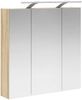 vidaXL Badezimmerspiegelschrank Sonoma-Eiche 70 x 14,5 x 70 cm 889097 Bild 5