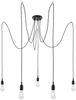 Paulmann No. 50389 Pendelleuchte Neordic Ketil 5-flammig E27 max. 20W Schwarz Bild 5