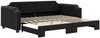 vidaXL Tagesbett Ausziehbar Schwarz 90x190 cm Stoff 3197646 Bild 2
