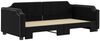 vidaXL Tagesbett Ausziehbar Schwarz 90x190 cm Stoff 3197646 Bild 3