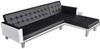vidaXL Schlafsofa L-Form Kunstleder Schwarz 244328 Bild 2