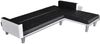 vidaXL Schlafsofa L-Form Kunstleder Schwarz 244328 Bild 5