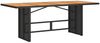 vidaXL 7-tlg. Garten-Essgruppe mit Kissen Schwarz Poly Rattan 3276688 Bild 3