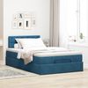 vidaXL Ottoman-Bett mit Matratze Dunkelblau 120x190 cm Samt 3311907 Bild 3