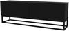 TV-Lowboard Nolven langes Gestell 135x32x47 cm Schwarz [en. casa] Bild 5