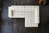 KAWOLA Sofa NELSON Ecksofa Leder hellgrau Recamiere rechts 72 x 216 x 321 cm Bild 5
