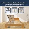 Madera Lattenrost für Bettkastenfunktion – 7-Zonen, 28 Federleisten, Birkenschichtholz, Größe: 100 x 220 cm, Seite der Öffnung: Öffnung Vorn Bild 3