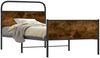 Einzelbettgestell Design für Erwachsene ohne Matratze 90x200 cm Sonoma-Eiche Holzwerkstoff d3932e Bild 2
