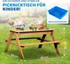 Coemo 2in1 Kindersitzgruppe +Sand-und Wasserspieltisch Kinder Picknicktisch Bild 2
