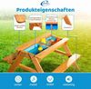 Coemo 2in1 Kindersitzgruppe +Sand-und Wasserspieltisch Kinder Picknicktisch Bild 3