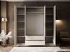 Lookway Kleiderschrank AUREL 4D2SZ KASCHMIR mit Schubladen Bild 4