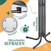 KESSER® Gastro Stehtisch klappbar - Gastronomie Bistrotisch rund - Wetterbeständiger Klapptisch Gartentisch - Runder Partytisch - Hitzebeständig - Stabil und sicher Schwarz, Ø 60 cm, 2er Set Bild 5