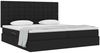 vidaXL Aufbewahrungsbett mit Matratze Schwarz 200 x 200 cm Stoff 3371930 Bild 3